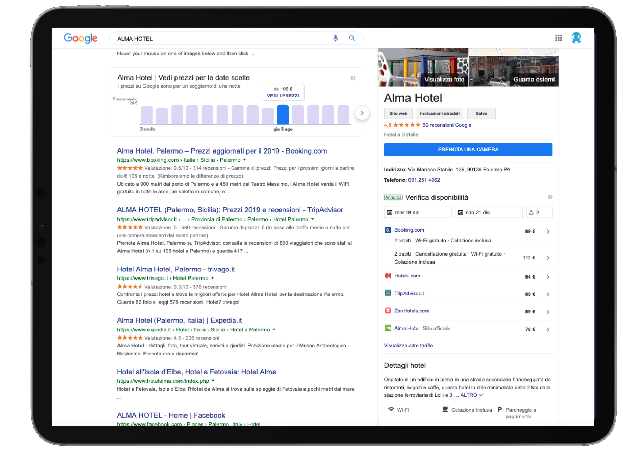 Google Hotel Ads Control
